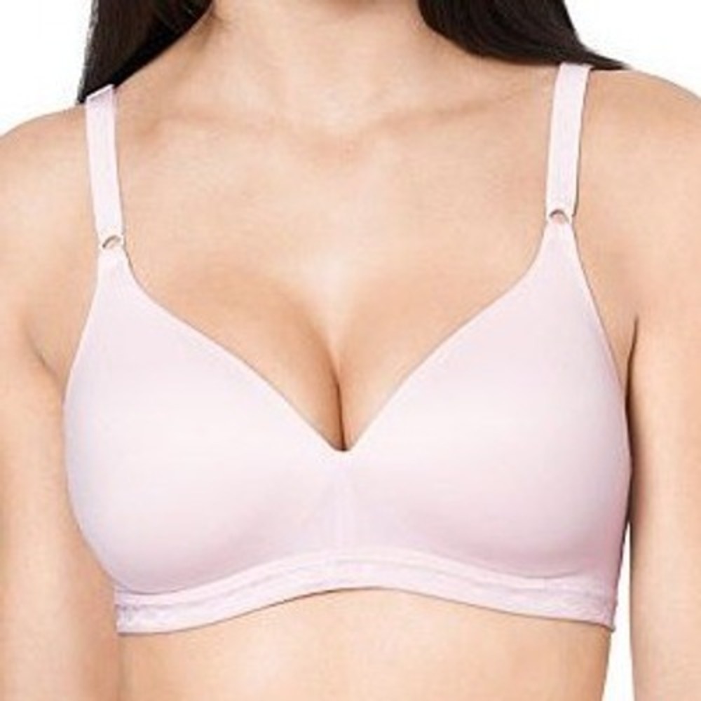 Warners Women Cloud 9 Wireless Bra Pink‎ 36D Lightly Lined Soft Comfort NWT
